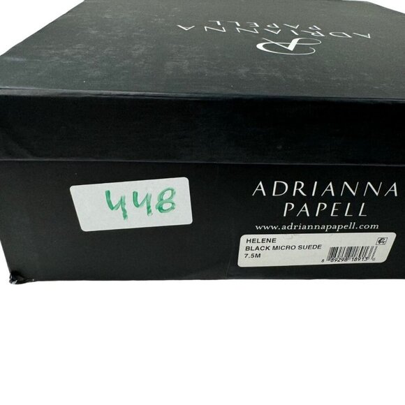 Adrianna Papell NEW Helene Micro Suede Black Ankle Bootie Pump Heels 7M & 7.5M - Picture 13 of 13